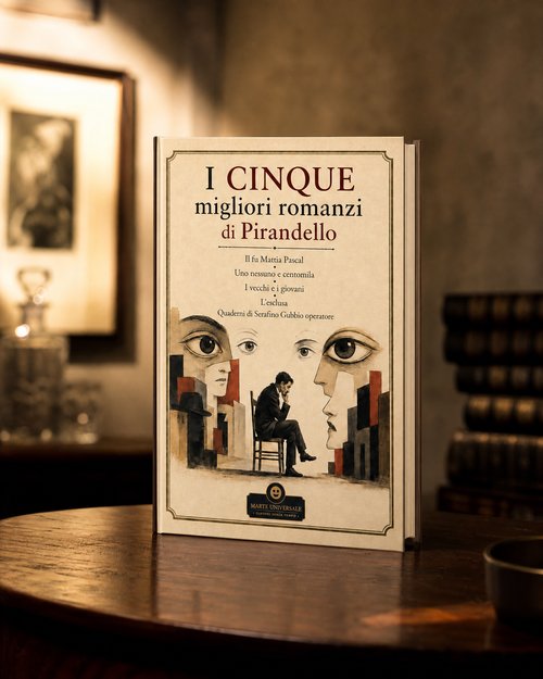 Copertina de I Cinque Migliori Romanzi di Pirandello